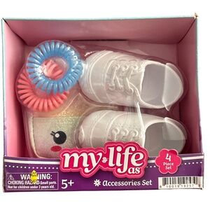 My Life As Doll Accessories Set – Backpack, Sneakers & Hair Bands (NIB)